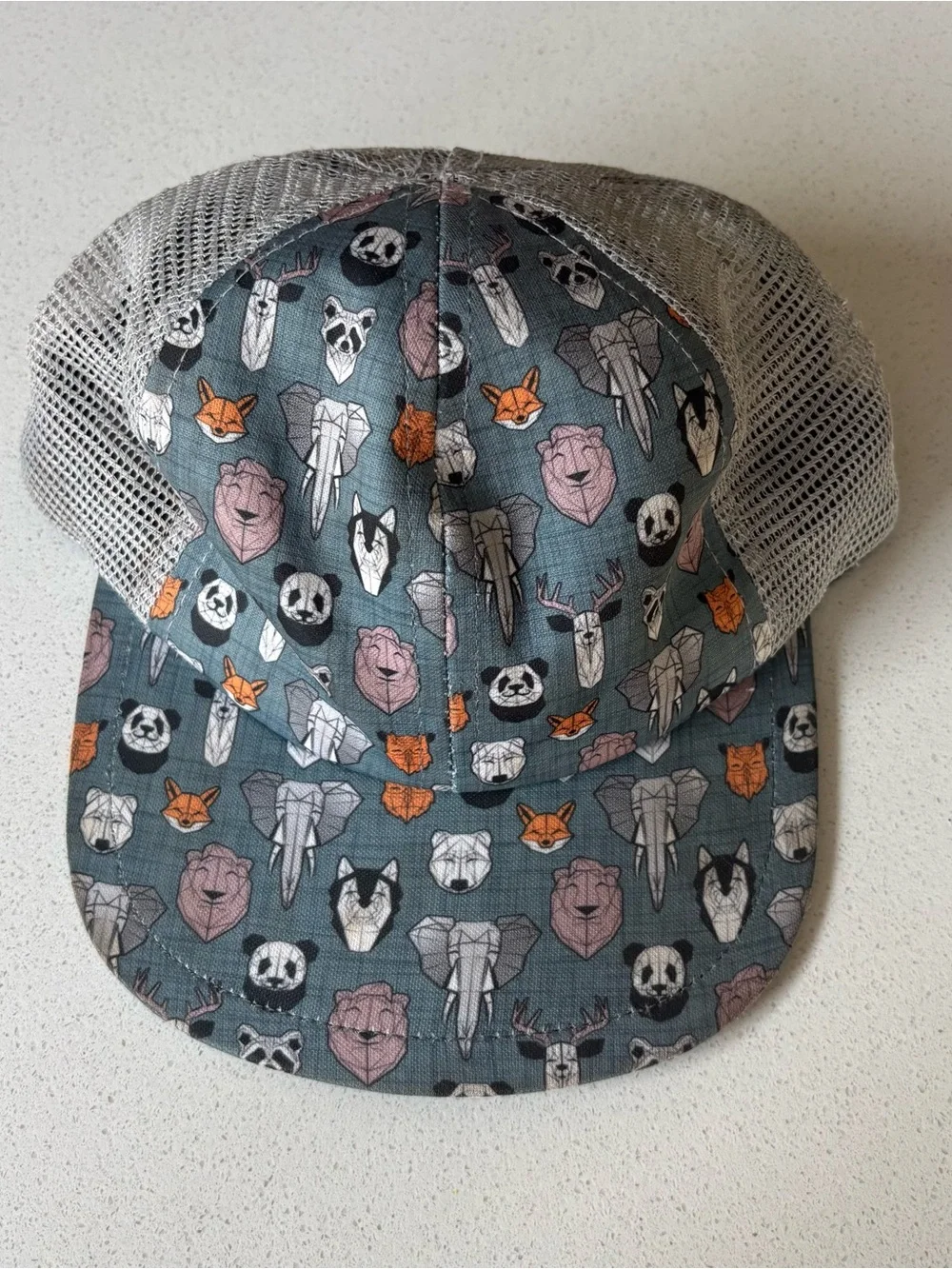 George Hats Geometric Animals Trucker Youth 3-5Y
